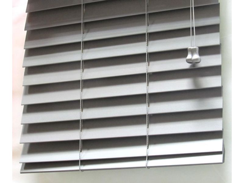 Designers Choice 2 Inch Horizontal  Wood Blind in Graphite